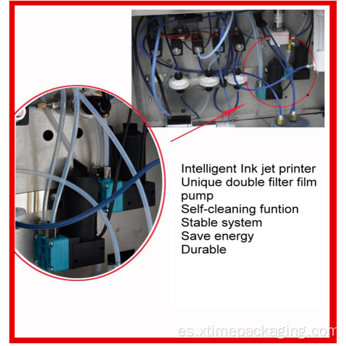 Máquina de codificación de chorro de tinta industrial de venta directa de fábrica